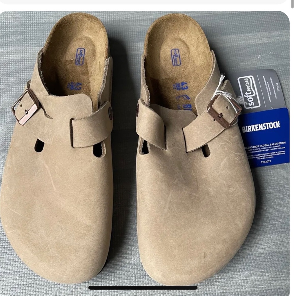 Birkenstock Boston Tobacco Oiled Leather Clog EU 43